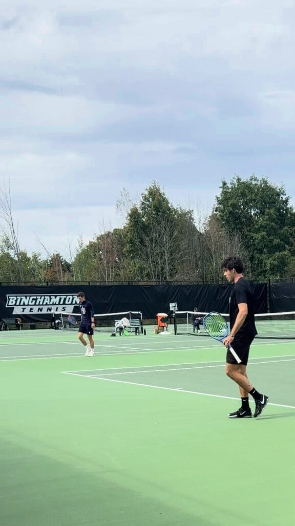 Binghamton Championships tennis at the Lane-Starke Tennis Center in Vestal, 26 September 2026. Photo by Lucas Davis.