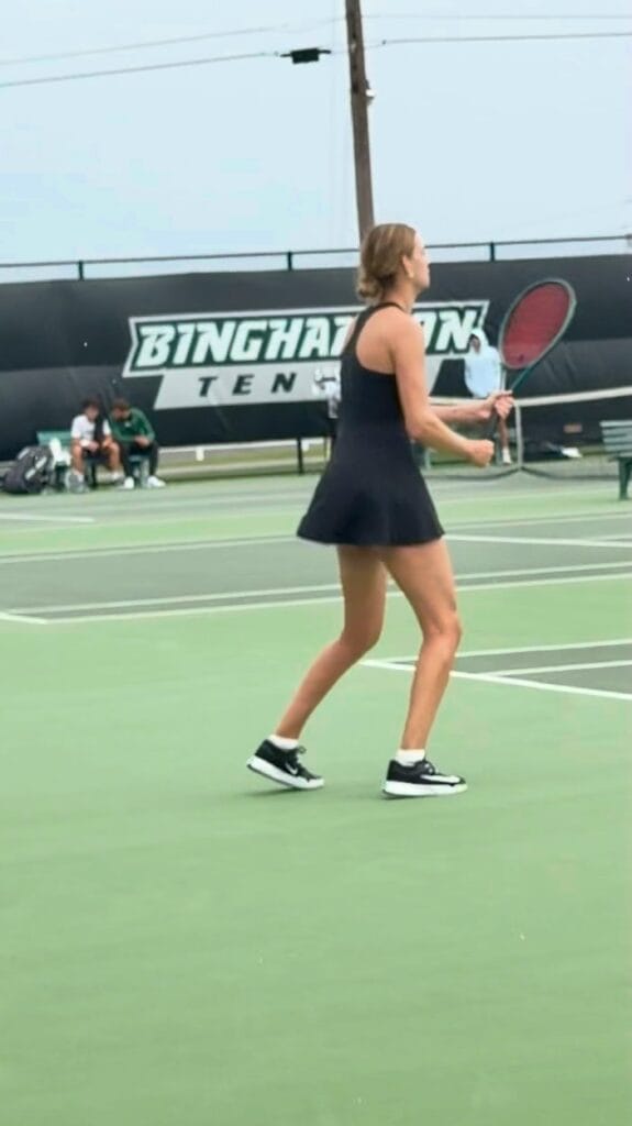 Binghamton Championships tennis at the Lane-Starke Tennis Center in Vestal, 26 September 2026. Photo by Lucas Davis.
