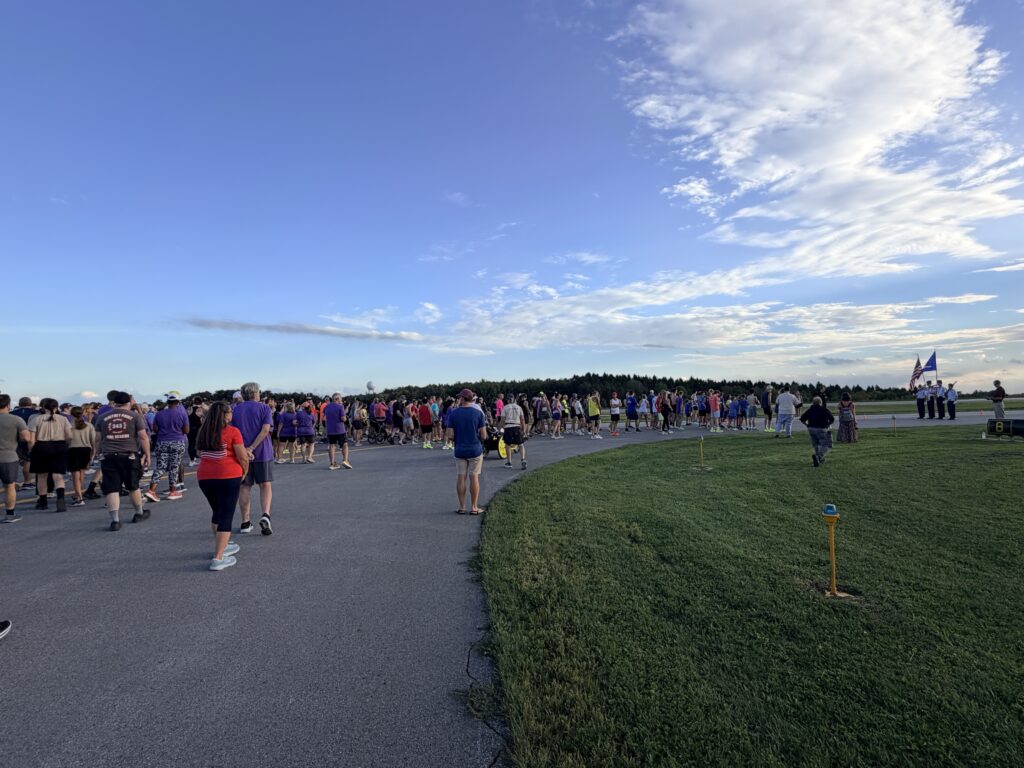 Sunset Runway 5K at Greater Binghamton Airport, 10 September 2026. Photo by Lucas Davis.