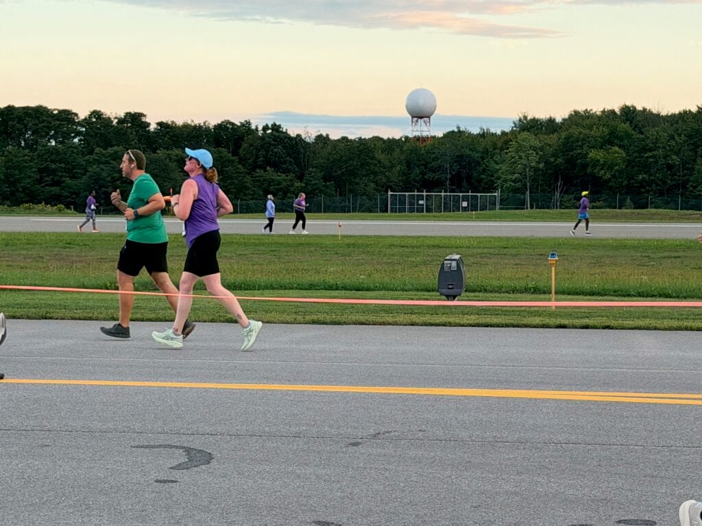 Sunset Runway 5K at Greater Binghamton Airport, 10 September 2026. Photo by Lucas Davis.